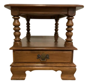 Vintage Ethan Allen Heirloom Nutmeg (Solid Maple) Accent Table