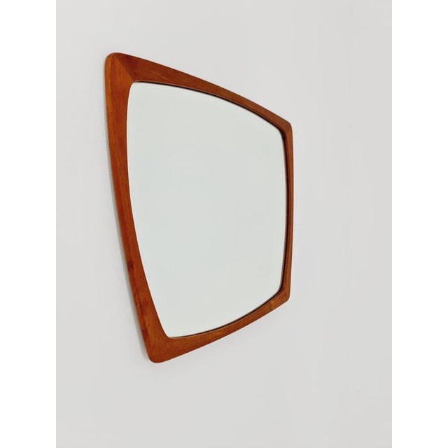 Large Mid-Century Modern Danish Wall-Mounted Mirror, 1960s For Sale - Image 3 of 16