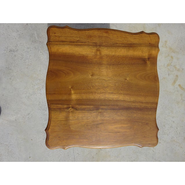 Louis XV Walnut Nesting Tables, 1970s, Set of 3 For Sale - Image 16 of 18