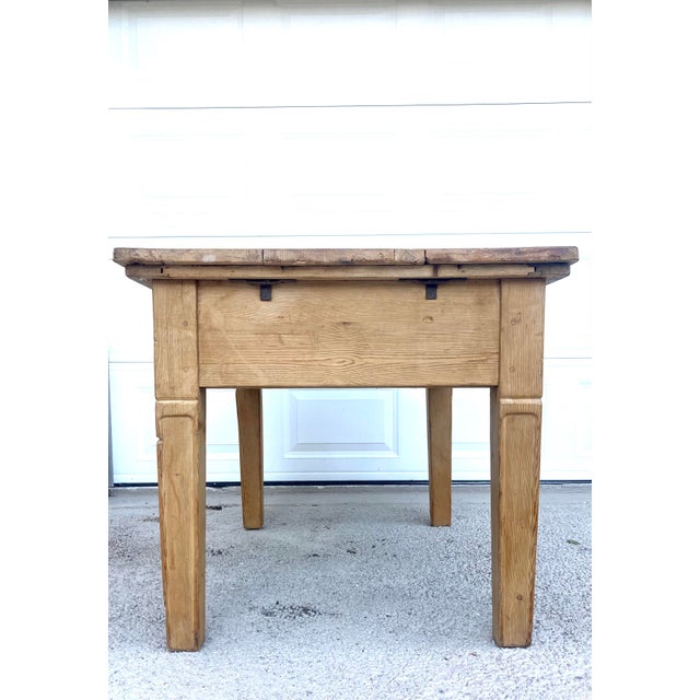 Antique English Pine Prep Farm Table Chairish