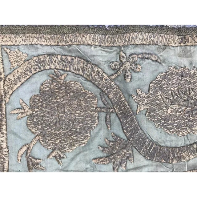 Antique Ottoman Silk and Metal Embroidery For Sale - Image 11 of 13
