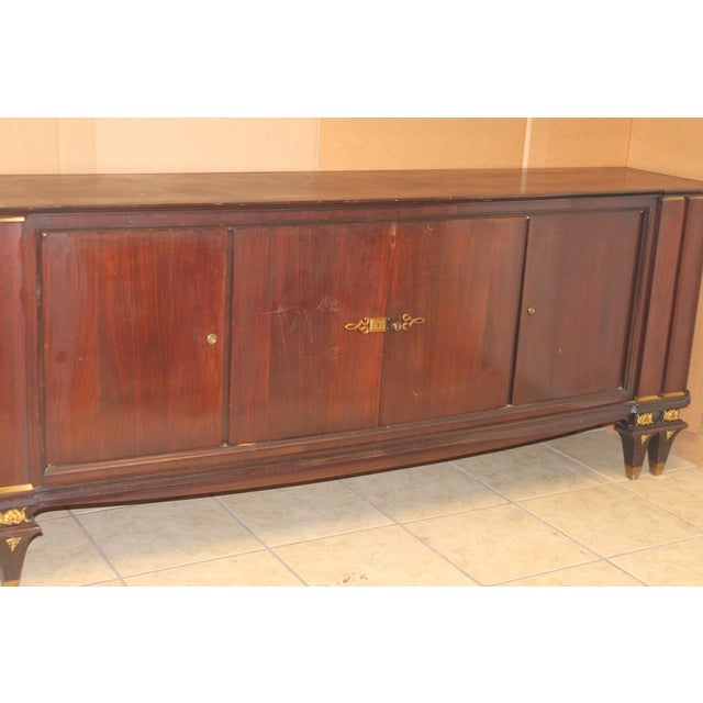1940's French Art Deco Grand Palisander "Rio" Buffet/ Sideboard/ Credenza - Sale! For Sale In Miami - Image 6 of 13