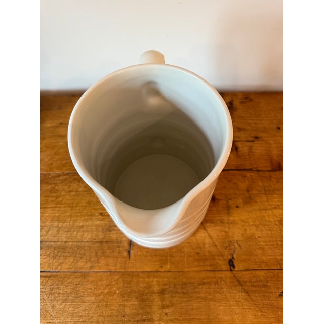 Ralph Lauren Late 20th Century Ralph Lauren Ironstone Pitcher Vase, Made in England For Sale - Image 4 of 6