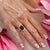 Red Natural Solitaire Spessartite Garnet Ring 6.5 14k Y Gold 8.08 Cts Certified For Sale - Image 8 of 14