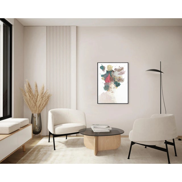 Tan "Quiet Soul" Original Artwork by Alessandro Casetti For Sale - Image 8 of 10