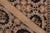 Textile Vintage Kerman Lavar Persian Rug in Black and Beige-Brown Floral Pattern For Sale - Image 7 of 7