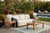 Upgrade your outdoor space with the Alpine Teak Wood Outdoor Sofa, crafted with a durable teak wood frame and elegant...
