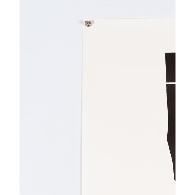 Paper Olympia Lithograph Poster by Eduardo Chillida, 1972 For Sale - Image 7 of 9