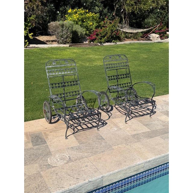 Black 1970s Salterini Style Chairs Mid Century/Art Deco, 2 Pieces For Sale - Image 8 of 11