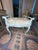 French Provincial Sabina Braxton Velvet Fabric Mini Bench For Sale - Image 3 of 5