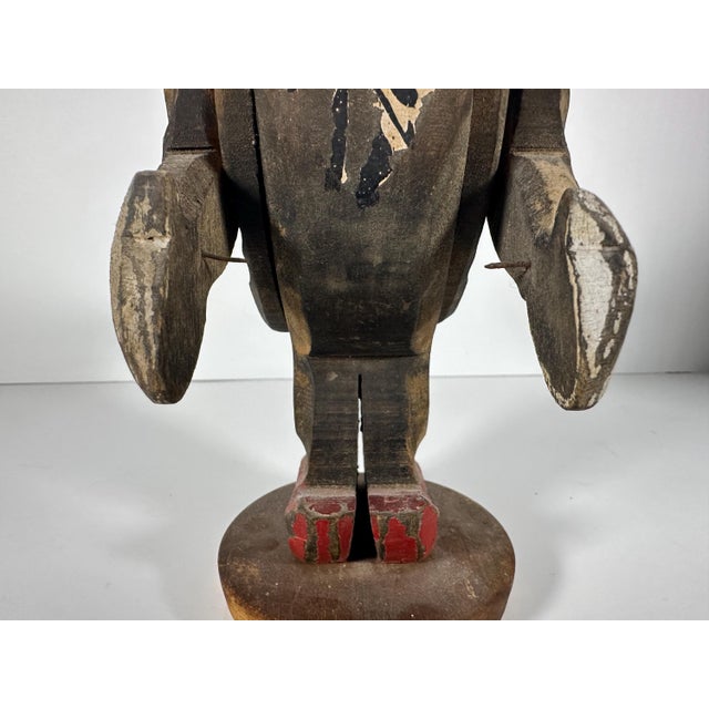 Brown American Folk Art Cigarette Holder For Sale - Image 8 of 10