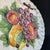 1980s Handpainted and Embossed Fruit Italian Pottery Platter For Sale - Image 9 of 10