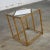 Chelsea House Jamie Merida Collection Iron Antique Gold Leaf Harlequin Side Table For Sale - Image 9 of 18