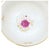 Ceramic Lenox Rhodora P-471 Cups & Saucers – Set of 4 Pink Rose Gilded Fine Porcelain Tea Set For Sale - Image 7 of 8