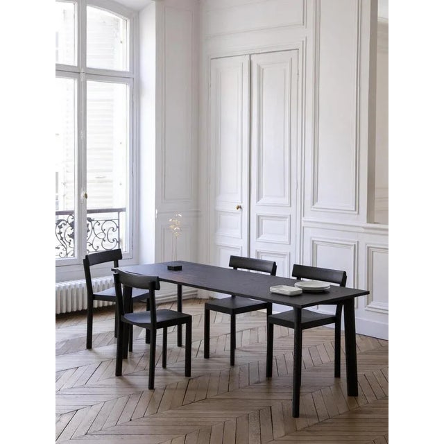 Not Yet Made - Made To Order Galta Chairs in Black Oak by Kann Design, Set of 6 For Sale - Image 5 of 11