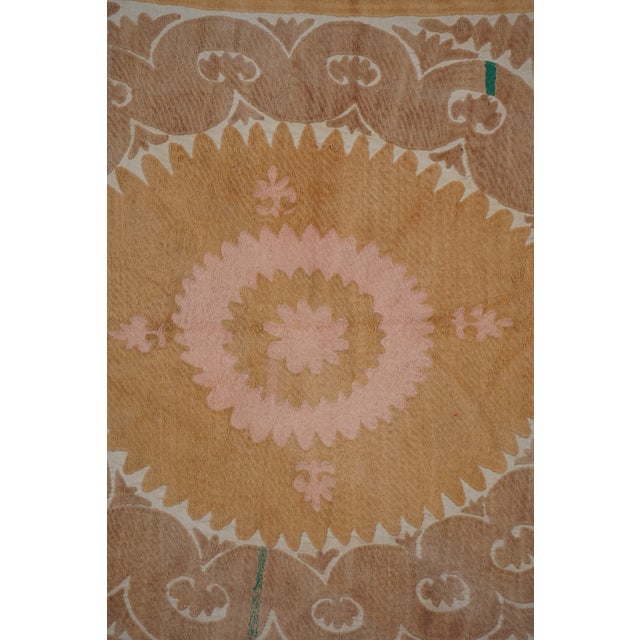 Uzbek Suzani Textile - Wall Decor For Sale - Image 10 of 14
