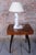 White Mid-Century Figural Table Lamp in Ceramic, 1970s For Sale - Image 8 of 15