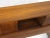 Wood Mid-Century Modern Walnut Queen Size Sliding Door Compartment Bed Headboard For Sale - Image 7 of 12