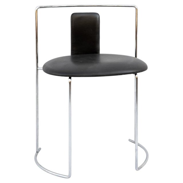 Black Gaja Chair by Kazuhide Takahama for Cassina, 1970s For Sale - Image 8 of 8