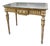 18th Century Italian Louis XVI Console With Grey Marble Top For Sale