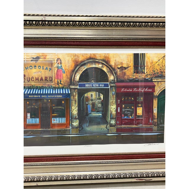 This is a beautiful, hand-signed limited edition print titled "Impasse" by renowned figurative artist Louis Robichaud....