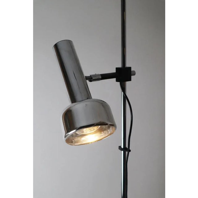 Silver Minimalist Chrome Floor Lamp from Staff, 1970s For Sale - Image 8 of 13