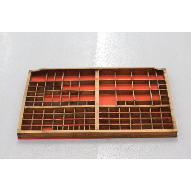 Large Printer Tray Letterpress Drawer, 1950s For Sale - Image 13 of 18