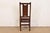Gustav Stickley Antique Mission Oak Arts & Crafts H-Back Dining Chairs With Leather Seats, Newly Restored For Sale - Image 9 of 11