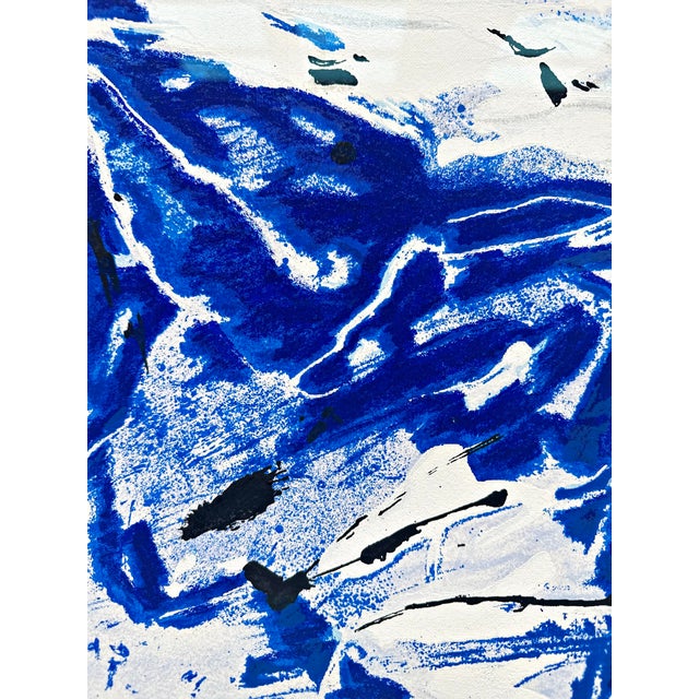 1990s Emil Schumacher, Original Terragraph from the Book of Genesis, 1998, No. 13 For Sale - Image 5 of 6