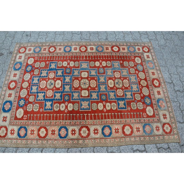 1960s Kurdish Decorative Anatolian Rug For Sale - Image 5 of 11