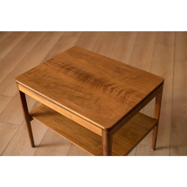 1960s Kipp Stewart & Stewart MacDougall “Declaration” Walnut End Table for Drexel For Sale - Image 5 of 13