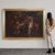 Antique 17th-century Italian painting. Oil on canvas, first canvas, artwork depicting Moses Saved from the Waters, the...