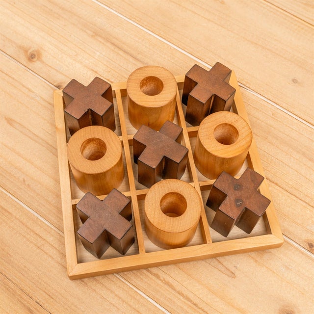 Modern Tic Tac Toe Decor Set 8"SQ For Sale - Image 3 of 6