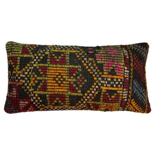 Vintage Turkish Kilim Cushion Cover, 1970s For Sale