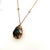 Traditional 1990s Australian Black Opal & Diamond Pendant 18" 14k Y Gold 4.45 TCW GIA Certified For Sale - Image 3 of 9
