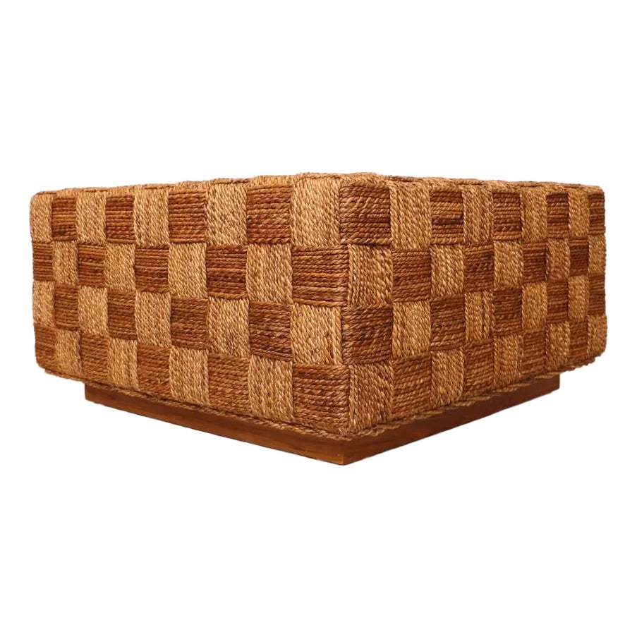 Natural Abaca Coffee Table | Chairish