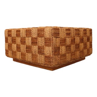 Natural Abaca Coffee Table For Sale