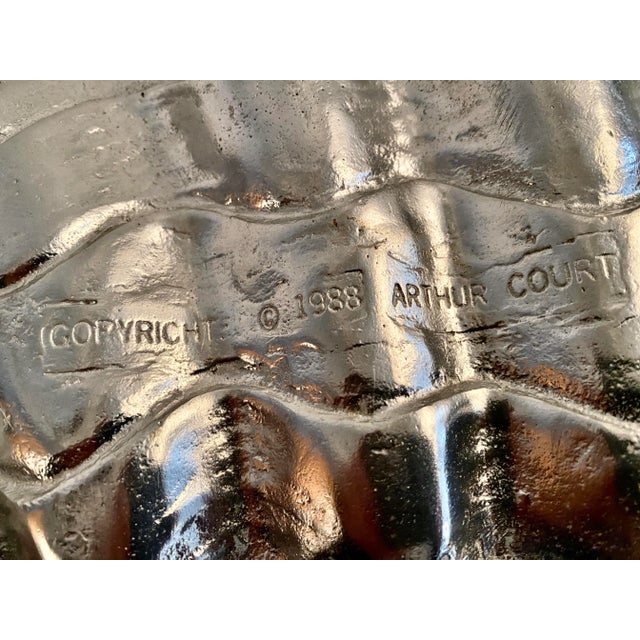 Arthur Court Large Clam Shell Bowl For Sale - Image 11 of 12