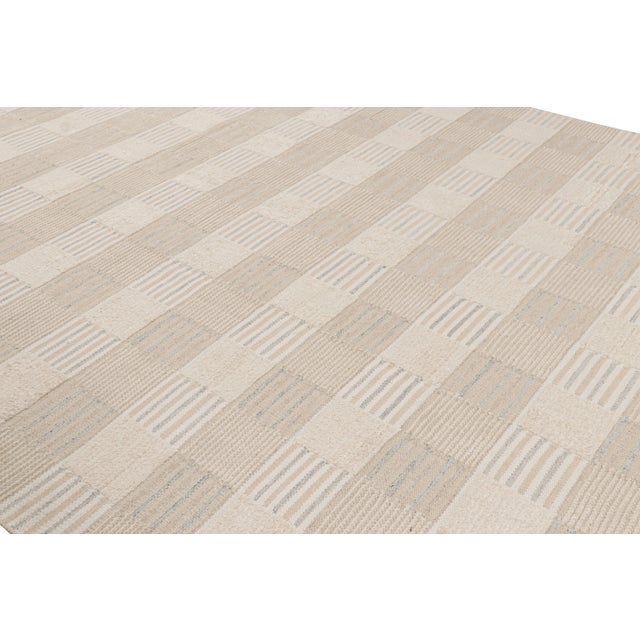 This 10x16 Scandinavian kilim, hand woven in wool, from our celebrated flat weave texture of the titular, award-winning...