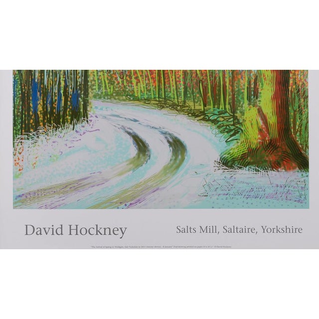 The Forest Path Poster after David Hockney For Sale - Image 4 of 6