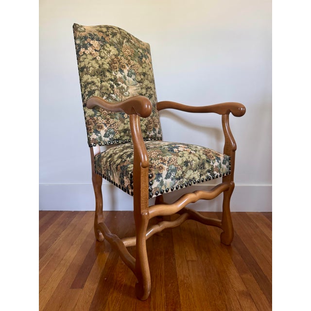 Late 20th Century Late 20th Century Os De Mouton Dining Chairs Set of 6 For Sale - Image 5 of 12