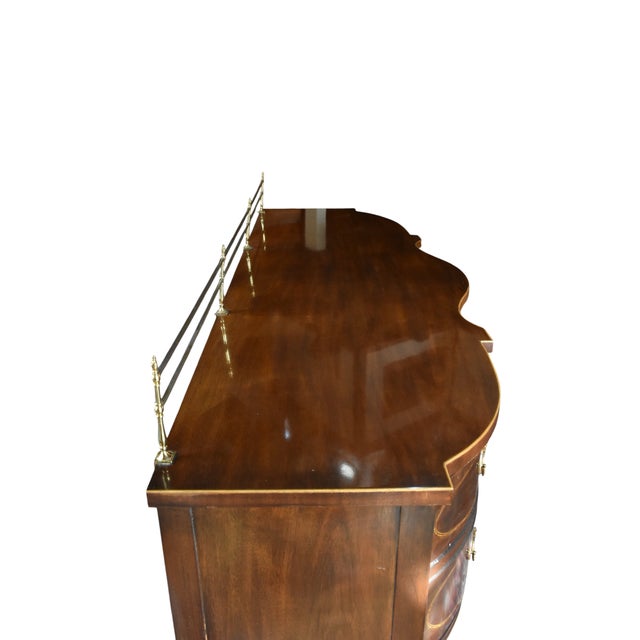 Drexel Heritage Heirloom Collection Inlaid Mahogany Sideboard For Sale - Image 9 of 10