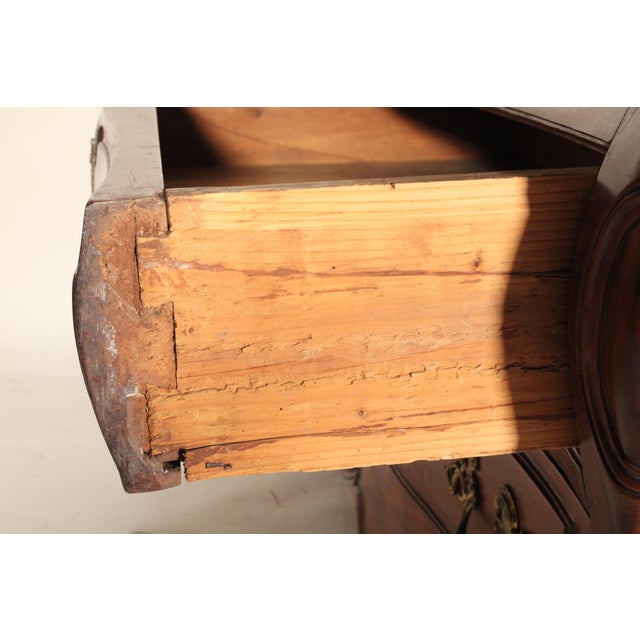 Louis XV Provincial Fruitwood Bombe Chest of Drawers For Sale - Image 14 of 14