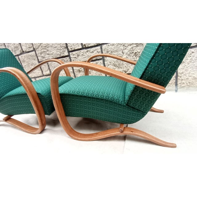 H-269 Armchairs by Jindrich Halabala for Up Zavody, 1930s, Set of 2 For Sale - Image 6 of 14