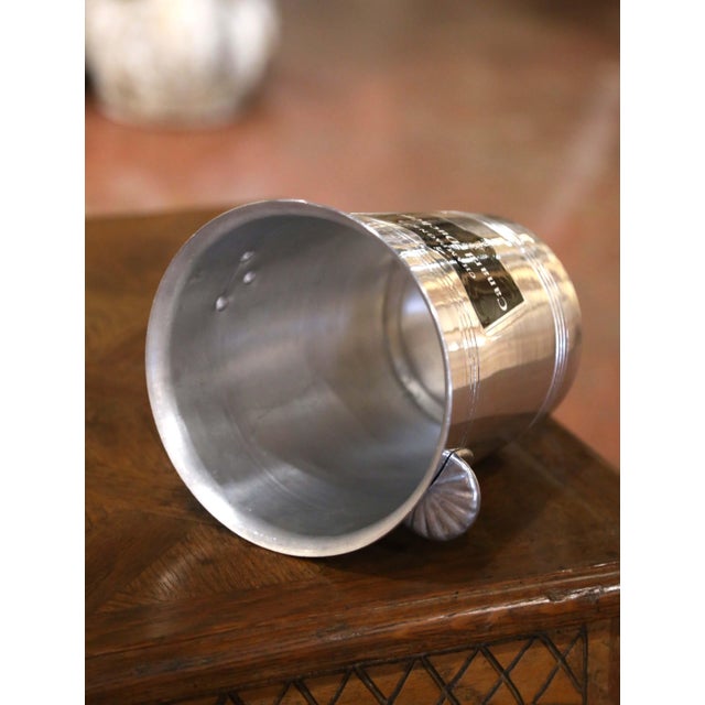 Metal Mid 20th Century French Canard-Duchêne Aluminum Champagne Bucket For Sale - Image 7 of 8