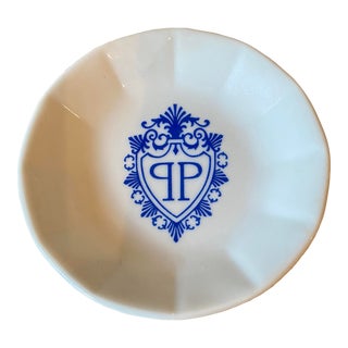 Late 20th Century The Plaza Hotel Porcelain Trinket Dish For Sale