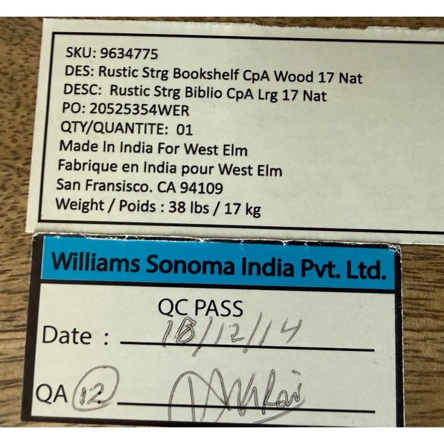 2010s West Elm Industrial Modular Bookshelf For Sale - Image 5 of 12