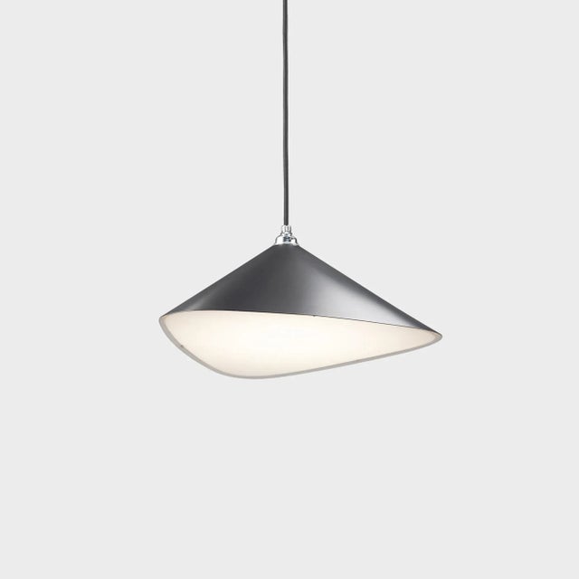 Daniel Becker 'Emily II' pendant lamp in anthracite for Moss Objects. Designed by Berlin luminary Daniel Becker and...