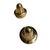 Mid-Century Modern Vintage Brass Salt & Pepper Shakers – Mid-Century Modern Minimalist Tableware (Set of 2) For Sale - Image 3 of 6