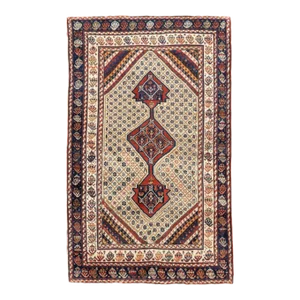 Antique Persian Qashqai Rug 3'4'' x 5'3''
